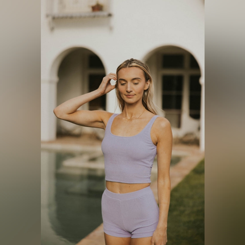 Lavender Monroe Tankini Top